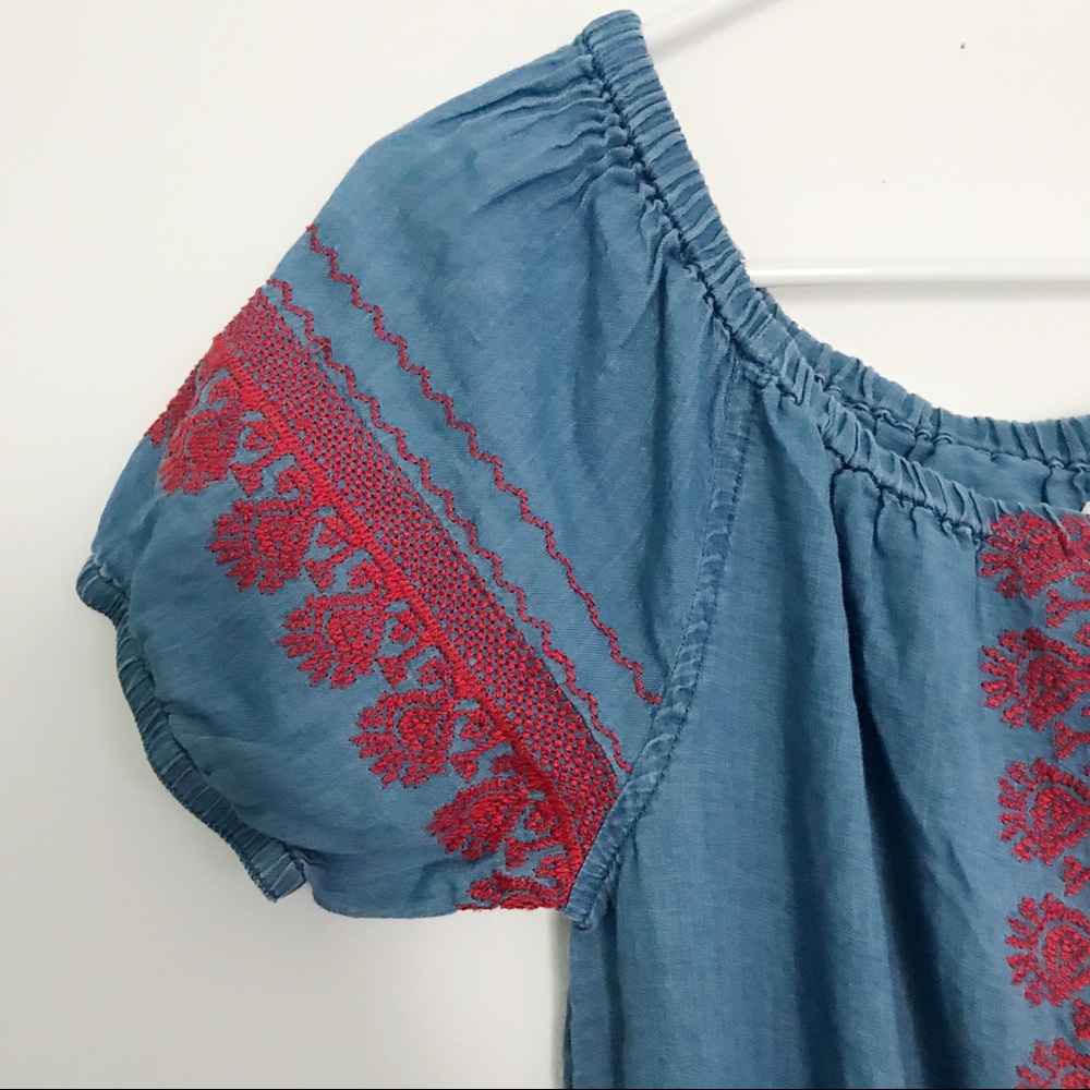Madewell Indigo Mercado Dress Size XS - Picture 6 of 11